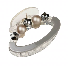 کلیپس مو زنانه مدل بیضی نگین سواروسکی