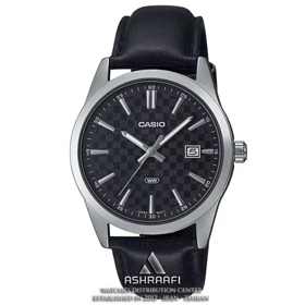 ساعت مردانه کاسیو بند چرمی Casio MTP-VD03L-1A