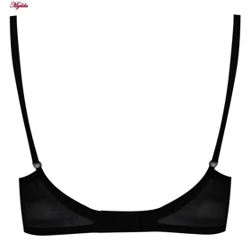 ست شورت و سوتین زنانه دانتل اروپایی جینا مشکی کد 4707-4022