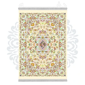 فرشینه از جنس پارچه هازان مخمل ترک طرح سنتی و مدرن برند دفه کد DHU244
