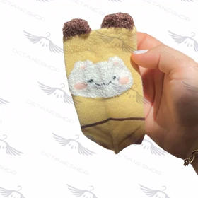 جوراب طرح بوکله حیوانات super D&W