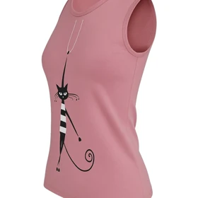 تاپ زنانه مدل گربه کد PJ1224