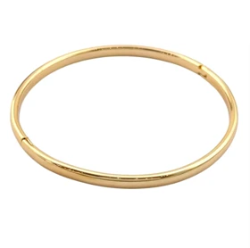 دستبند زنانه طرح طلا ژوپینگ بنگل آینهای