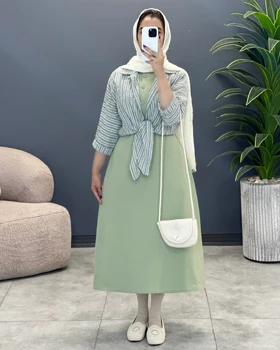 کت و سارافون پاپیون بهاره لینن