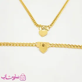 ست دستبند و گردنبند زنانه طرح تیفانی