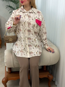 مانتو لینن کاج 3960