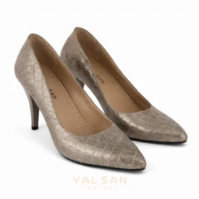 کفش پاشنه‌دار زنانه چرم یلسان مدل اوپال کد 681-MNL