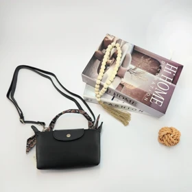 کیف دستی دوشی مینی لانگ چمپ کد8900 (مشکی)