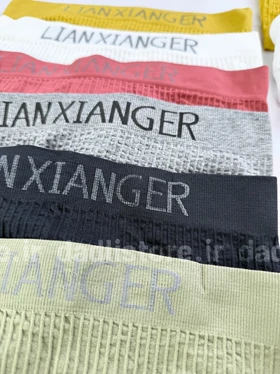 ست نیم‌تنه کاپ‌دار بند ضربدری و شورت اسلیپ کبریتی Pink