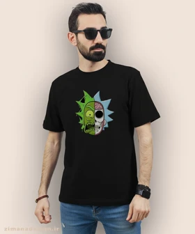 تیشرت مردانه و زنانه طرح ریک اند مورتی کد 895