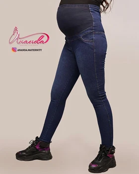 شلوار بارداری جین لوله