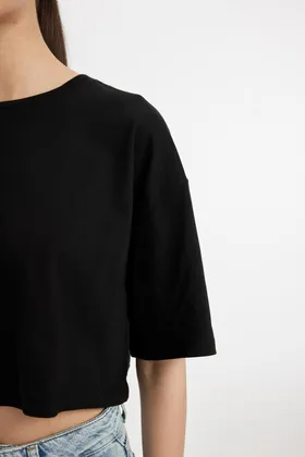 تیشرت 2 تکه آستین کوتاه اورسایز مناسب D2407AXNS