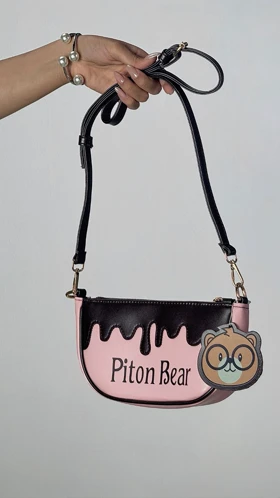 کیف قایقی Piton Bear   کد 1100349 (صورتی)