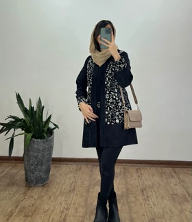 کت مزونی سوزندوزی