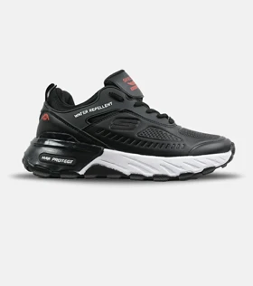 کفش کتانی مردانه مشکی سفید SKECHERS water repellent
