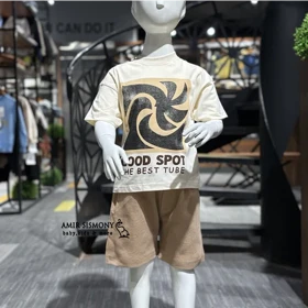 تیشرت شورت طرح نخل bashir