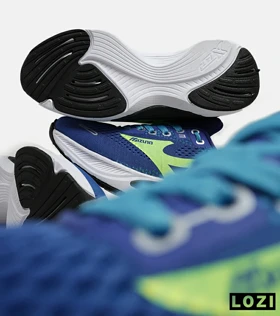 کفش کتانی مردانه آبی سبز MIZUNO wave rider 24