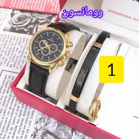 ست ساعت و دستبند و انگشتر زنانه