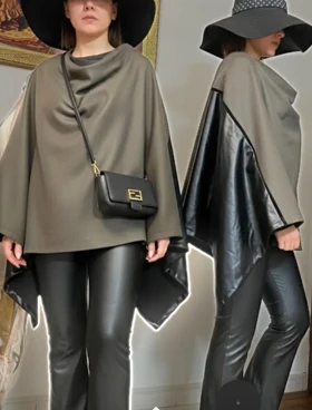 کت شال دار روژان