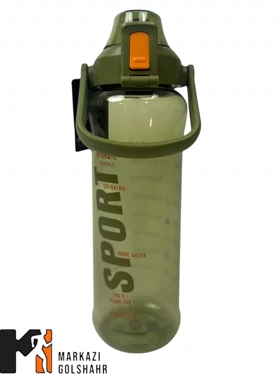 قمقمه ورزشی بدنه طلق شفاف کد 790 (سبز)