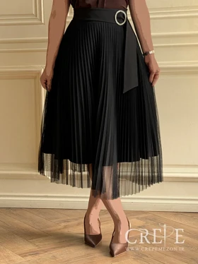 دامن پلیسه توری