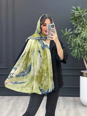 شال آبرنگی طرح گل