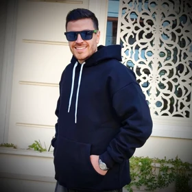 هودی مشکی مردانه | استایل اسپرت و کاربردی روزمره کد 1134