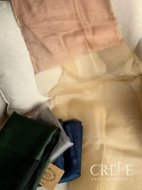 شال حریر دو رنگ