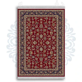 فرشینه از جنس پارچه هازان مخمل ترک طرح سنتی و مدرن برند دفه کد DDSS230