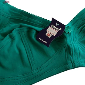 سوتین بدون فنر زنانه رنگ سبزآبی پانیذ مدل 66321