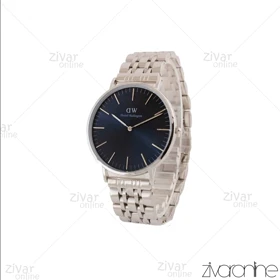 ساعت دنیل ولینگتون مردانه سیلور صفحه سرمه ای خطی 104722