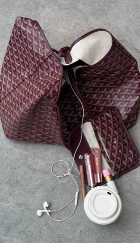 کیف گویارد (Goyard) بزرگ 50125 (شرابی)