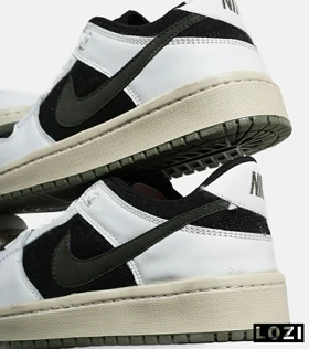 کفش کتانی مردانه و زنانه سفید مشکی نایک NIKE SB Dunk