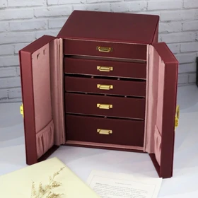 جعبه جواهرات مدل کشو دار طبقاتی کد G_Lnd_104