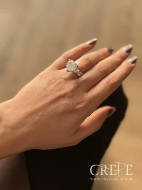 انگشتر جواهری قلب