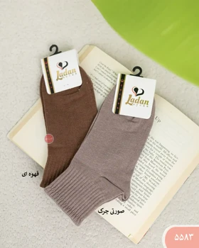 جوراب نیم ساق پاستلی 5583