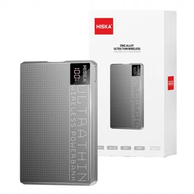 پاوربانک هیسکا HISKA مدل HP-124PD ظرفیت 10000 میلی آمپر ساعت