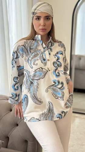 شومیز ترمه ایتالیایی