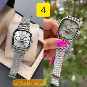 ساعت زنانه مردانه کاسیو مستطیلی طرح ماه و ستاره