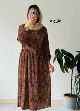 مانتو پیراهن پلیسه گلناز