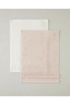 حوله دست English Home مدل Soft Ruffle پنبه‌ای