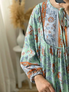 تونیک نخ جلو منگوله‌دار کد 2923