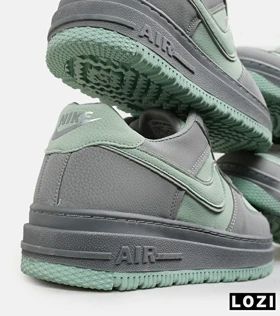 کفش کتانی مردانه و زنانه طوسی سبز نایک NIKE AIR FORCE