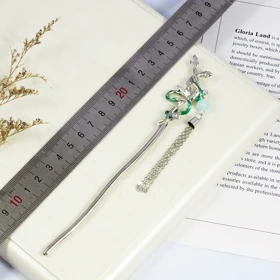 گیره مو زنانه مدل کانزاشی ماری کد G_Lnd_3173