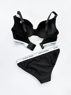 ست شورت اسلیپ و سوتین فنر دار نخ پنبه کلوین کلاین Calvin Klein