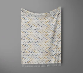 شال مبل ریش دار sofa shawl 12