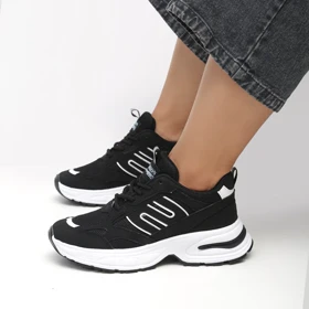 کفش و کتانی زنانه و دخترانه مدل فشیون FASHION رنگ مشکی کد M780