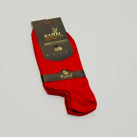 جوراب زیرقوزکی قرمز کد 3370