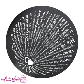 گردنبند تلسکوپی ست دختر و پسر مدل ماه و خورشید نقره ای کد 179