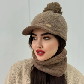 کلاه و شال رینگی نقابدار